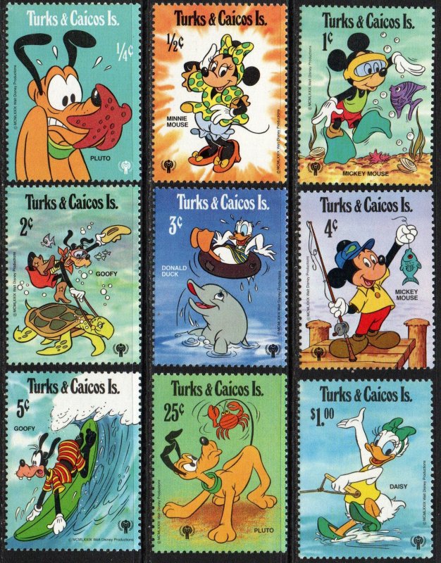 Turks Caicos Islands Sc 399 407 Mnh Caribbean Turks And Caicos