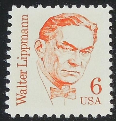 1985 6c Walter Lippmann Scott 1849 Mint NH