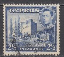 Cyprus - 1938 KGVI  2 1/2pi Sc# 148  (8731)