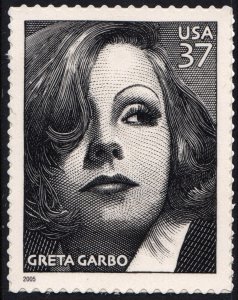 SC#3943 37¢ Greta Garbo Single (2005) SA