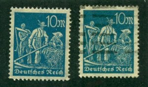 Germany 1922 #222 MH & U SCV(2022)=$1.75