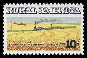 PCBstamps   US #1506 10c Rural American - Wheat, MNH, (42)