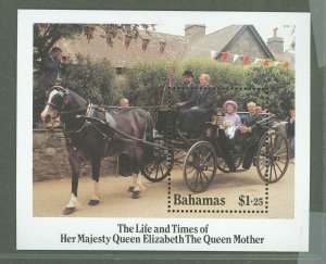 Bahamas #584  Souvenir Sheet (Queen)