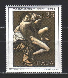 Italy. 1973. 1417. Caravaggio, painting. MNH.