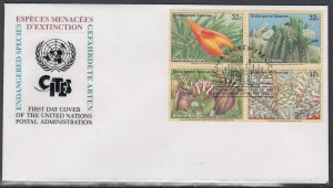United Nations Scott 677a FDC - 1996 Endangered Species Issue