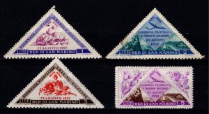 San Marino 1952 Stamp Day and Philatelic Exhibition, Part Set [Unused]