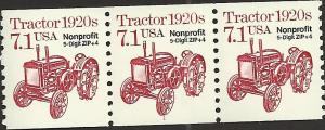 P.N.C. 1 # 2127b MINT NEVER HINGED PRE-CANS. TRACTOR