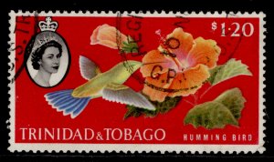 TRINIDAD & TOBAGO QEII SG296, 1960 $1.20, FINE USED. 