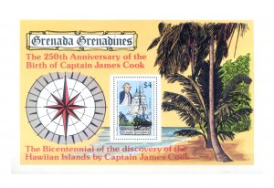 Grenade. Grenadines. James Cook 1978. Sheetlet.