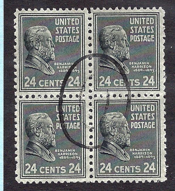 828 Used... Block of 4... SCV $1.00