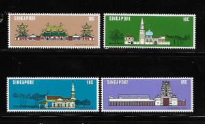 SINGAPORE, 299-302, MNH, NATIONAL MONUMENTS