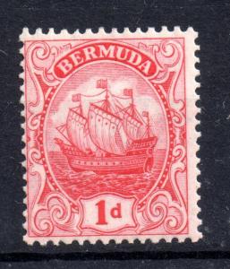 Bermuda 1925 1d DIE 2 mint LHM SG#78c WS11510