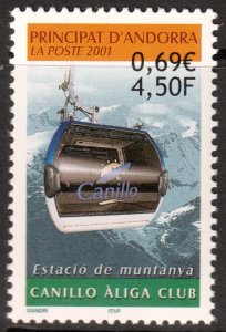 Andorra (French) #532  MNH - Canillo Aliga Mountain Station (2001)