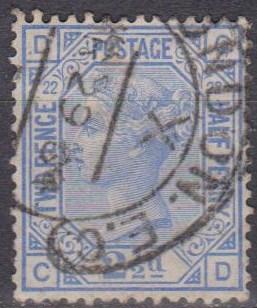 Great Britain #82 Plate 22 F-VF Used CV $40.00  (A9396)