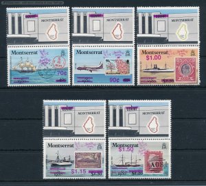 [121639] Montserrat 1990 Ships boats General Post office  MNH