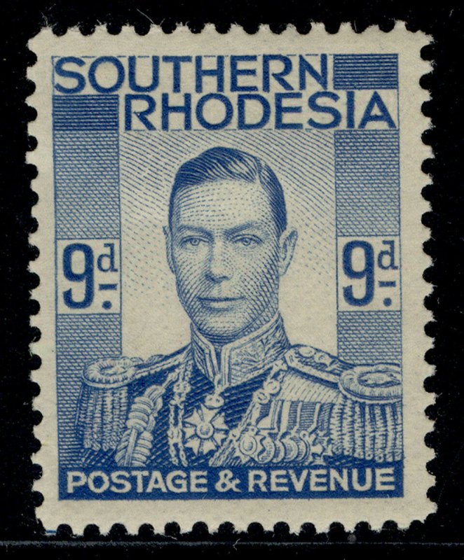 SOUTHERN RHODESIA GVI SG46, 9d pale blue, M MINT. 