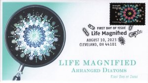 23-194, 2023, Life Magnified, First Day Cover, Pictorial Postmark, Cleveland OH,