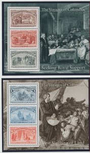 U.S.  Scott# 2624-2669 1989 Christopher Columbus Set of 6 MNH S/S #2