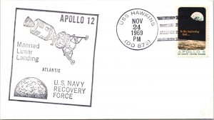 Nov 24 1969 - Apollo 12 - USS Hawkins - F32082