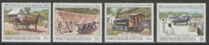 CHRISTMAS ISLAND SG255/8 1988 CENTENARY OF PERMANENT SETTLEMENT MNH