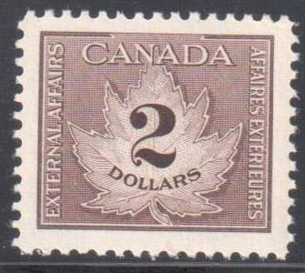 Canada Consular Fee Stamps #FCF4 XF NH C$75.00 Select