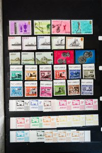 Jersey Mint NH 1970s to 1980s Stamp Collection