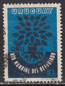 Uruguay 657 World Refugee Year 1960
