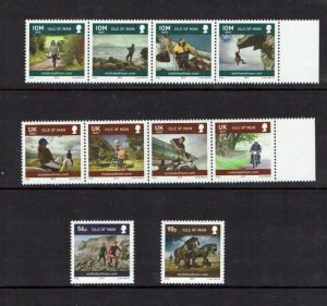 Isle of Man: 2010, Island Life,  Mint Never Hinged set.