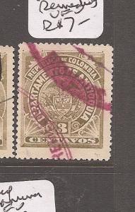 Colombia Antioquia SC 103 used Remedios VFU (8axv) 