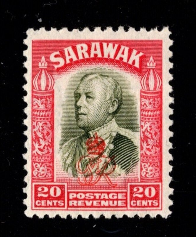 EDSROOM- 534 Sarawak Sc 168 20 Cent Sir Brooke 1945 Mint Light Hinge