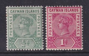 Cayman Islands, Scott 1-2 (SG 1-2), MHR