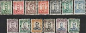 Southern Rhodesia,#42-54 Unused,  From 1937