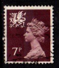 Wales - #WMMH8 Machin Queen Elizabeth II - Used