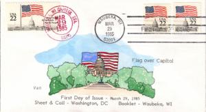 #2114-16 Flag over Capitol Van FDC