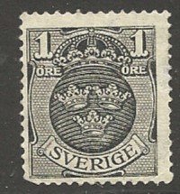 Sweden  Scott 67  MNH