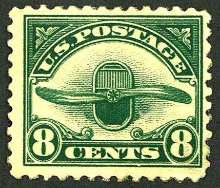 U.S. #C4 MINT DULL, DIST OG NH