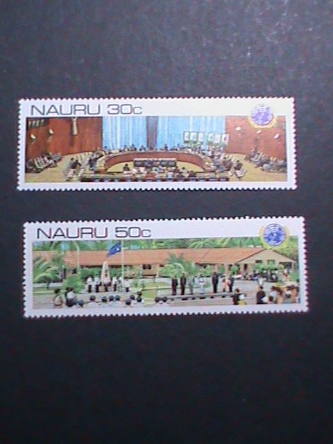 ​NAURU-1980-SC#222-3  20TH ANNIVERSARY UN DE-COLONIZATION DECLARATION -MNH -VF