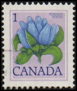 Canada 781 - Used - 1c Gentian (1979)