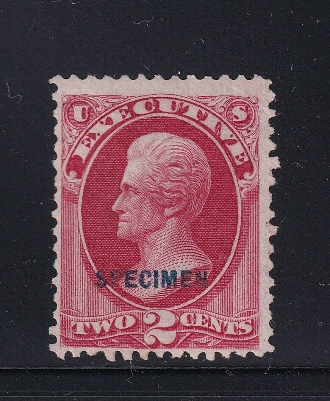 O11 S Specimen F-VF unused with nice color cv $ 55 ! see pic !