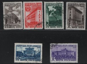 RUSSIA  1491-1496   USED  SET