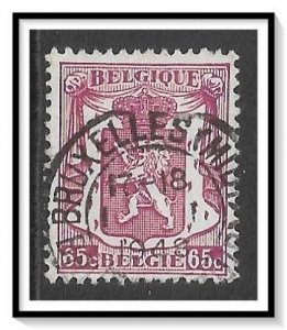 Belgium #277 Coat Of Arms Used