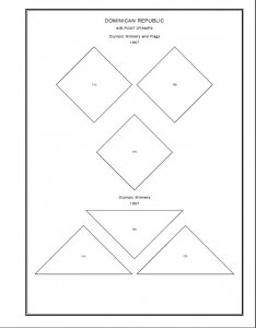 DOMINICAN REPUBLIC STAMP ALBUM PAGES 1865-2011 (281 PDF digital pages)