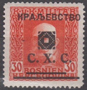 Yugoslavia Scott #1L30 1919 MH - Provisional Bosnia overprint issue