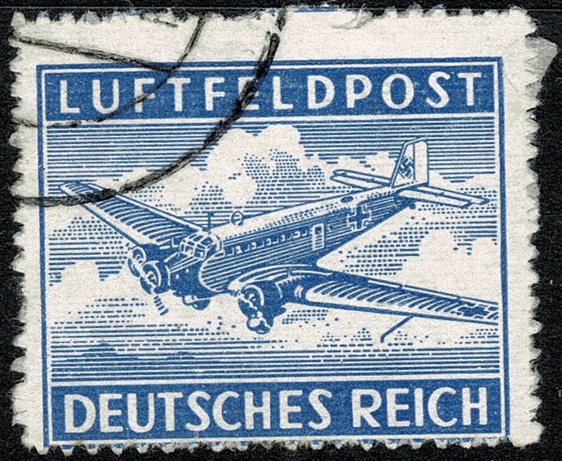 GERMANY 1942 MILITARY FEILD POST AIR MAIL USED (VFU) SG M804 P.13.5 FINE