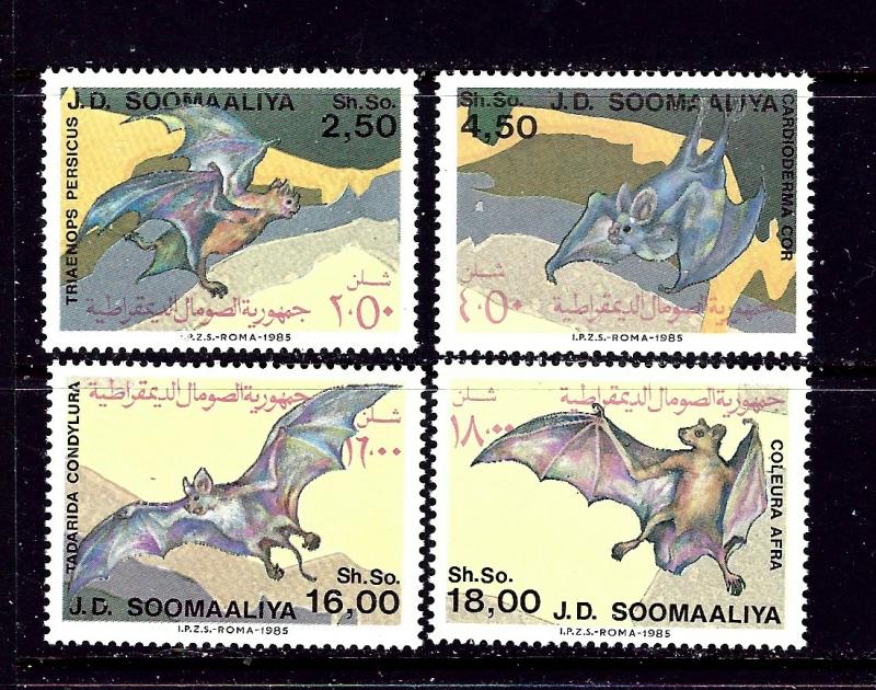 Somalia 557-60 MNH 1985 Bats