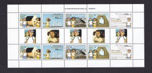 Netherlands Antilles  #B362   MNH   2004  youth care  sheet with 2 strips of 5