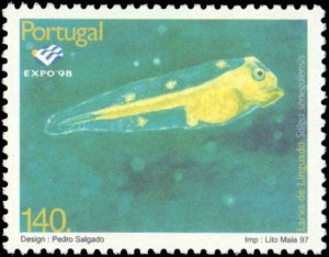Portugal #2196-2199, Complete Set(4), 1997, Marine Life, Stamp Show, Never Hi...
