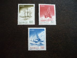 Stamps - Norway - Scott# 596-598 - Mint Never Hinged Set of 3 Stamps