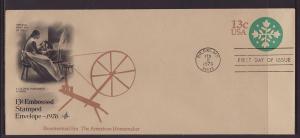 US U572 Farmers Artcraft # 10 Size U/A FDC