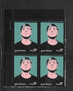 #3652 MNH Plate Block